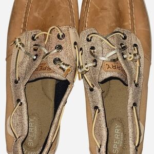 Women's Size 9 Sperry Tan Boat Shoes